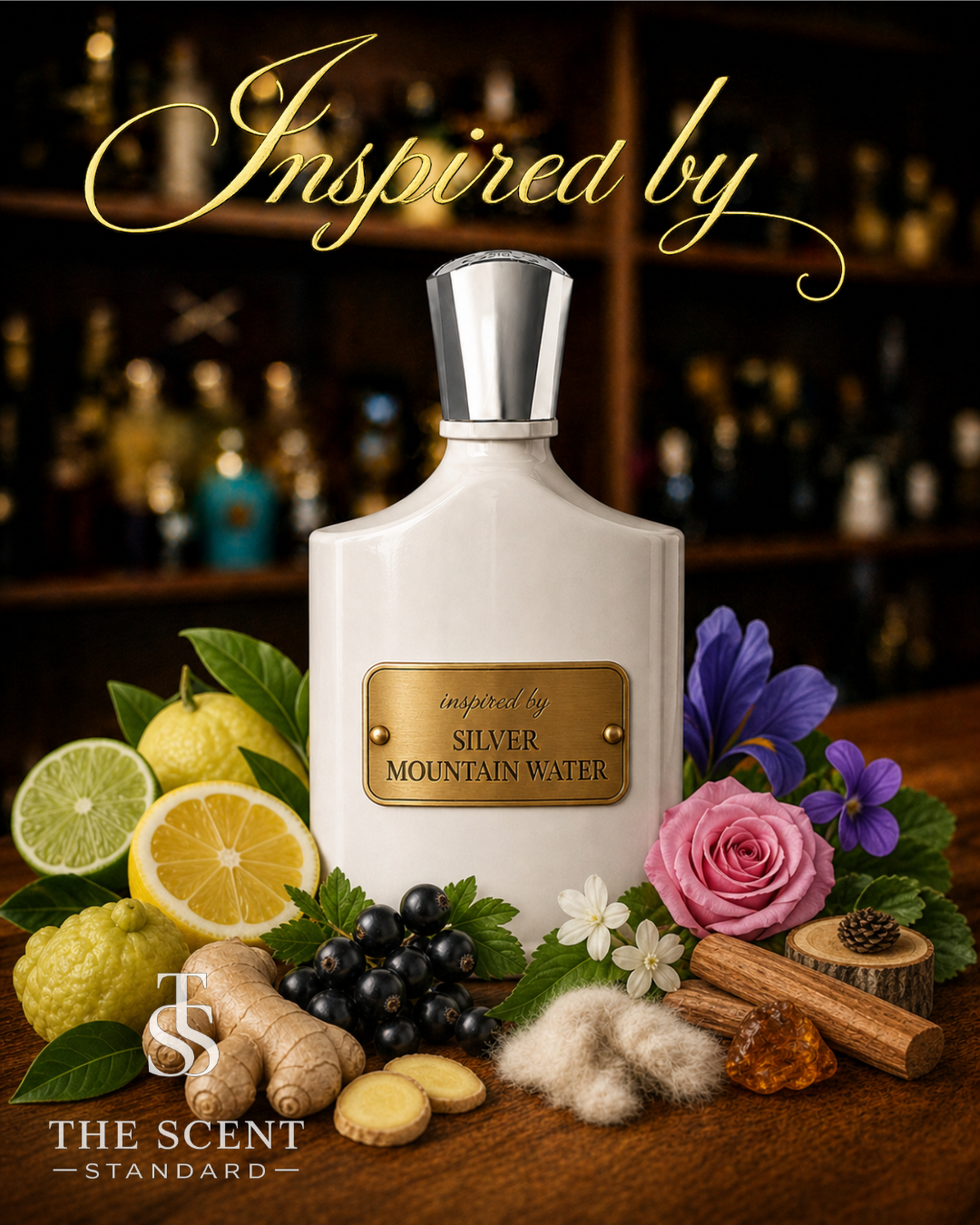 Inspired by 'Creed - Silver Mountain Water' - sample sizes (3ml | 5ml | 10ml)