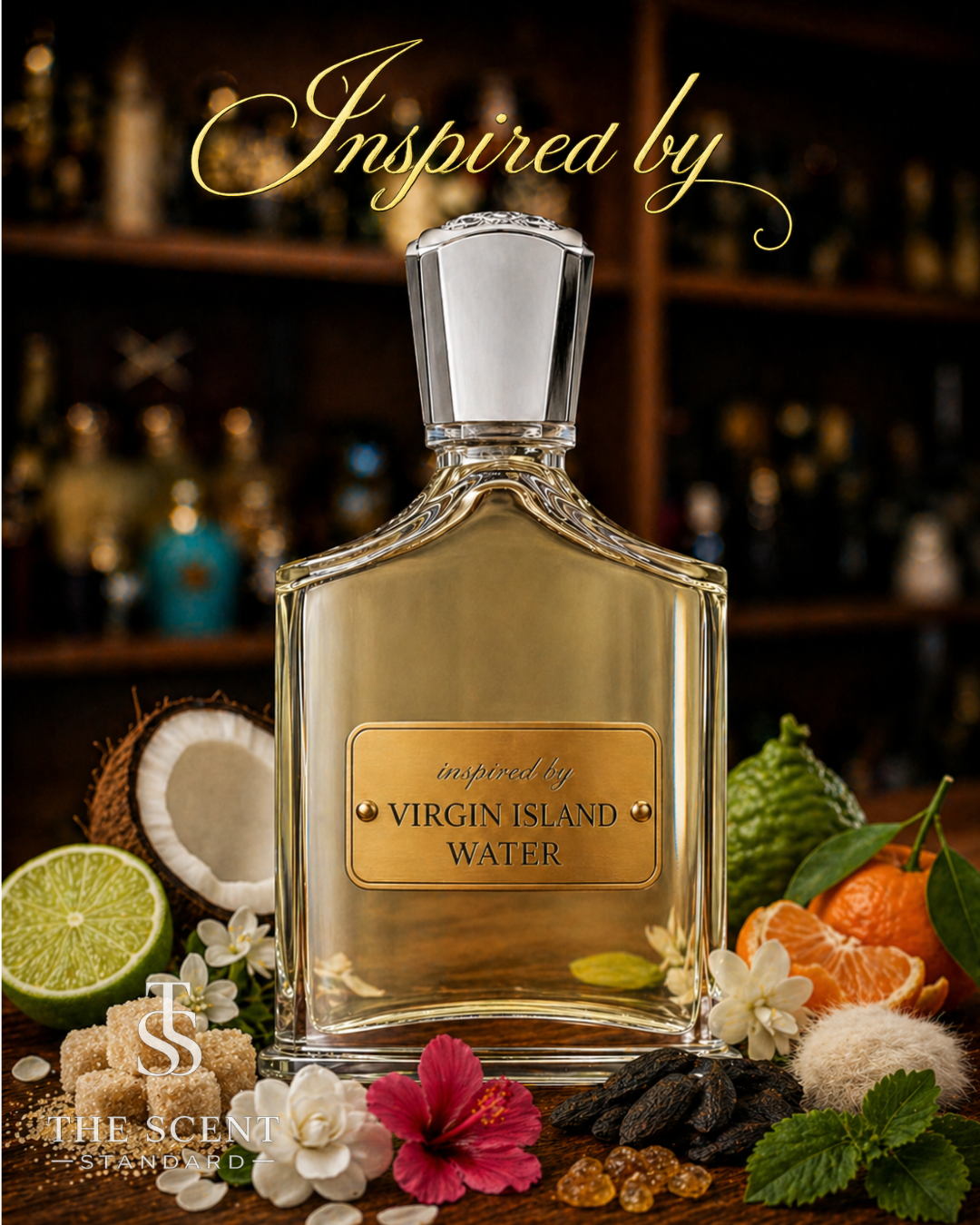 Inspired by 'Creed - Virgin Island Water' - sample sizes (3ml | 5ml | 10ml)